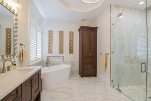 Bathroom remodeled Naples Florida