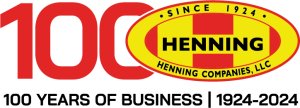 Henning 100 Year Logo